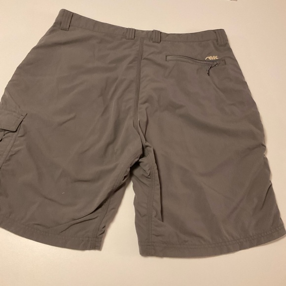 Mountain Khakis Cargo Shorts Slate Grey Side Pockets, Zip & Button, Loops, Sz 36 - Picture 6 of 13